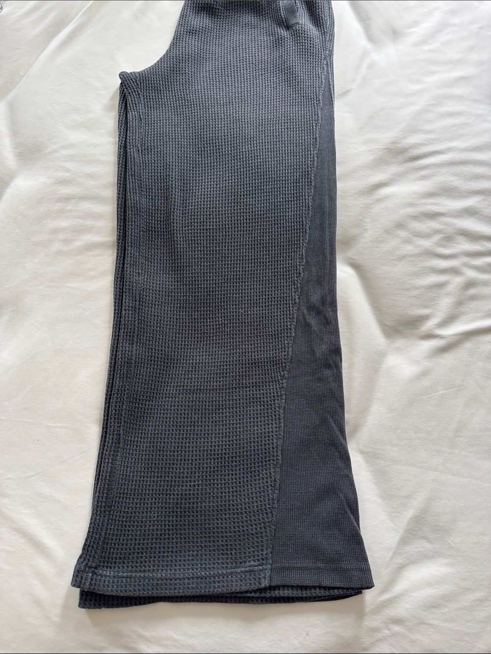 aerie dark grey Waffle-Knit Lounge Pants - Picture 2 of 3